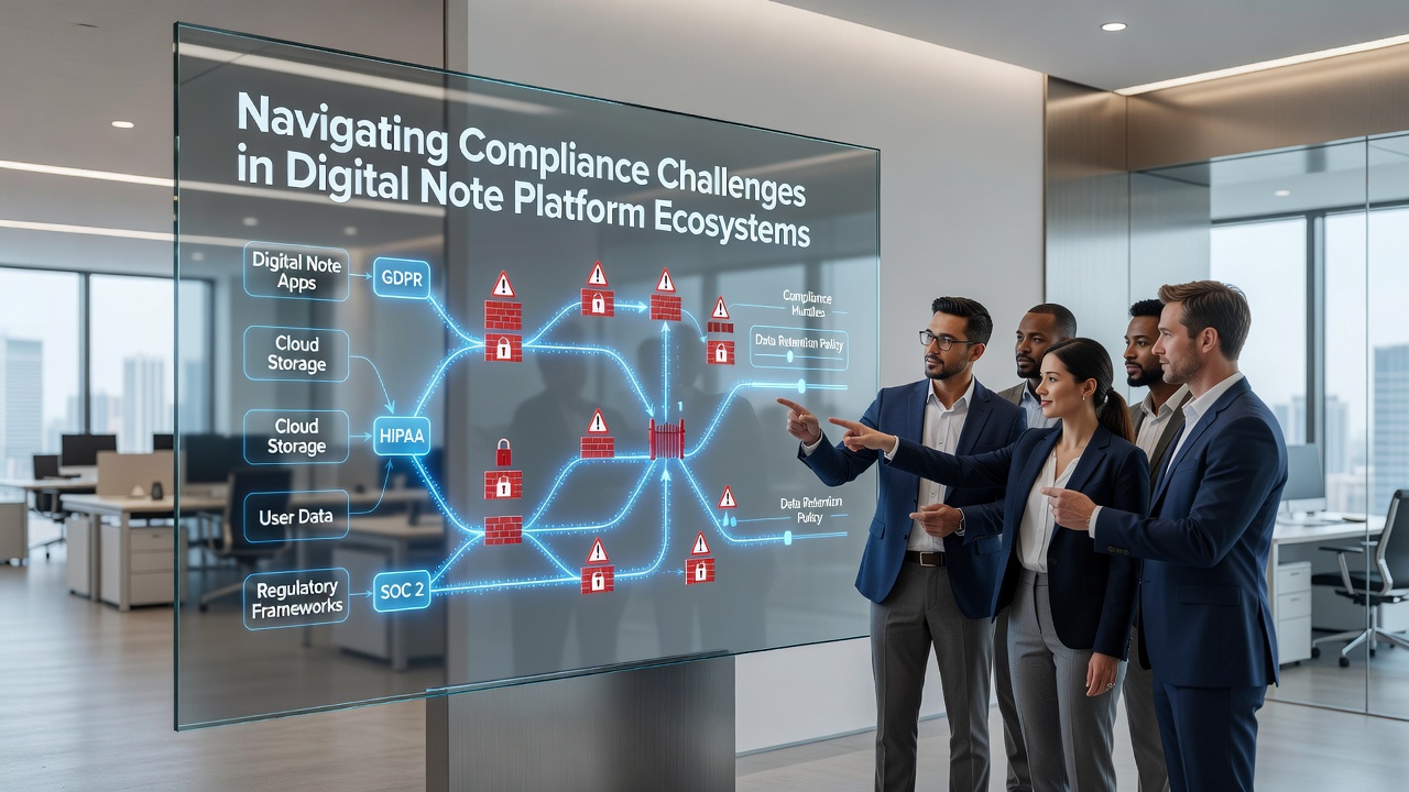 Navigating Compliance Challenges in Digital Note Platform Ecosystems